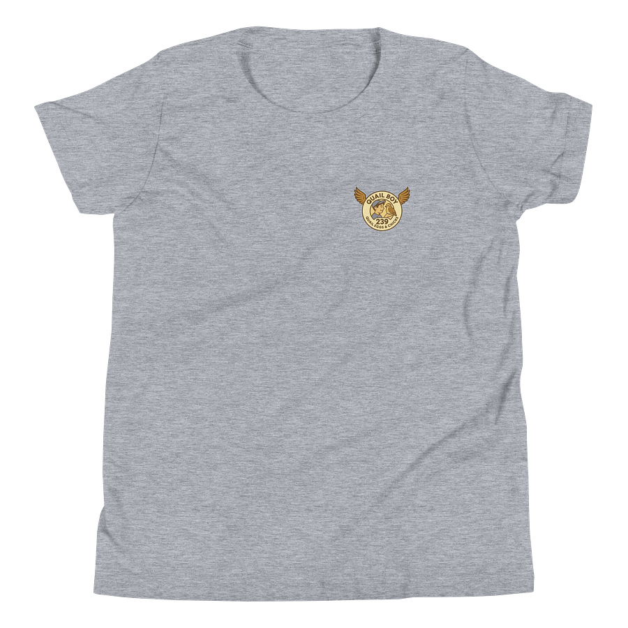 Quail Boy Youth T-Shirt – Cute Farm Bird Graphic on Bella+Canvas Kids Tee product image (4)