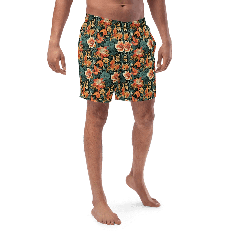 Sunset Flowers | Swim Trunks product image (2)