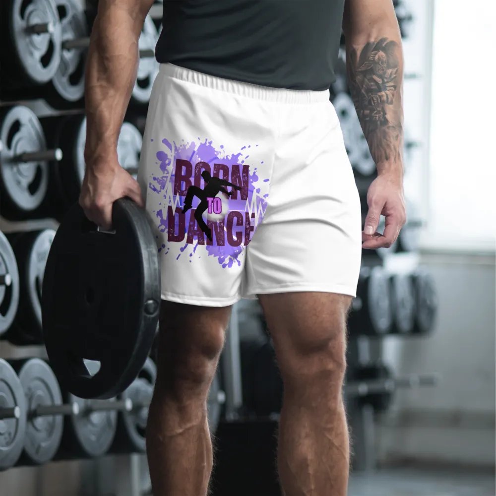 Born to Dance His Silhouette Splash Athletic Shorts product image (12)