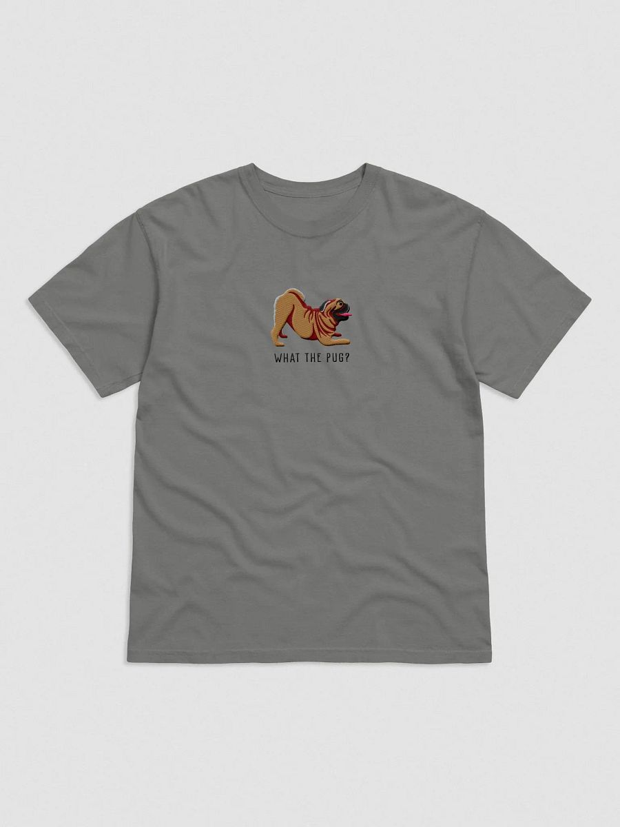 What the Pug T-Shirt(Embroidered) of a Pug product image (4)