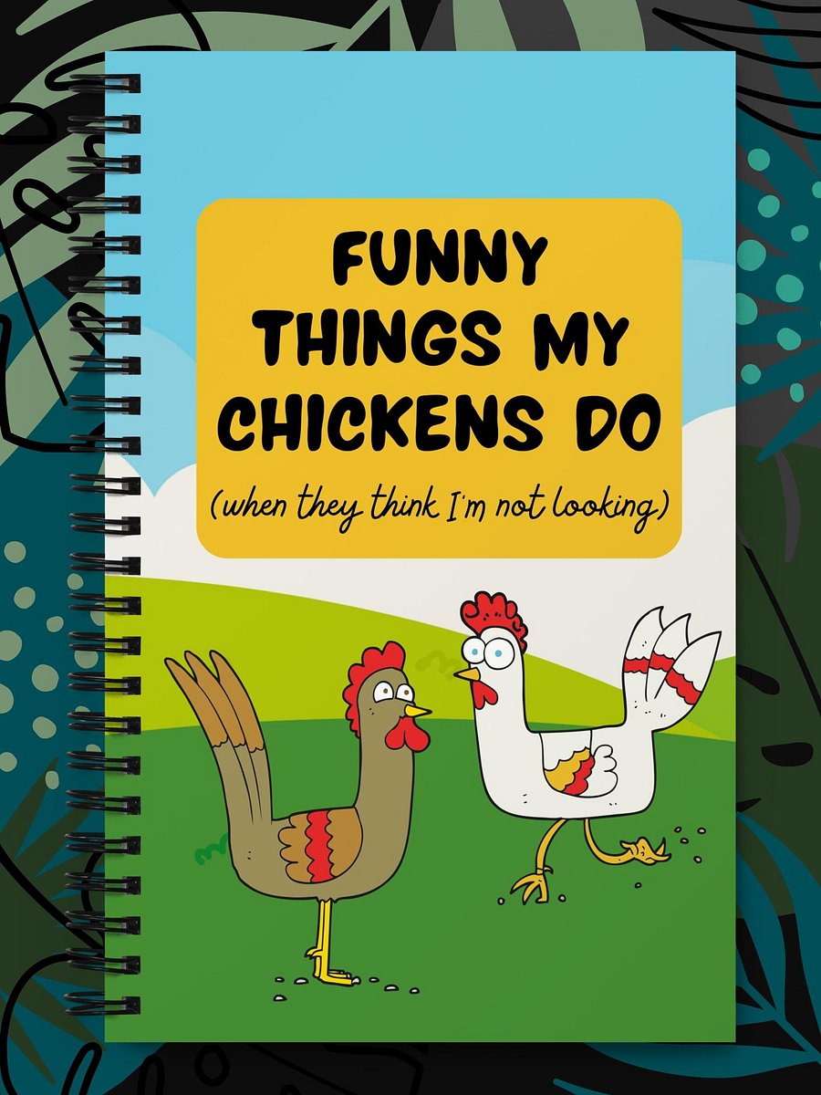 Funny Things My Chickens Do Spiral Notebook product image (2)