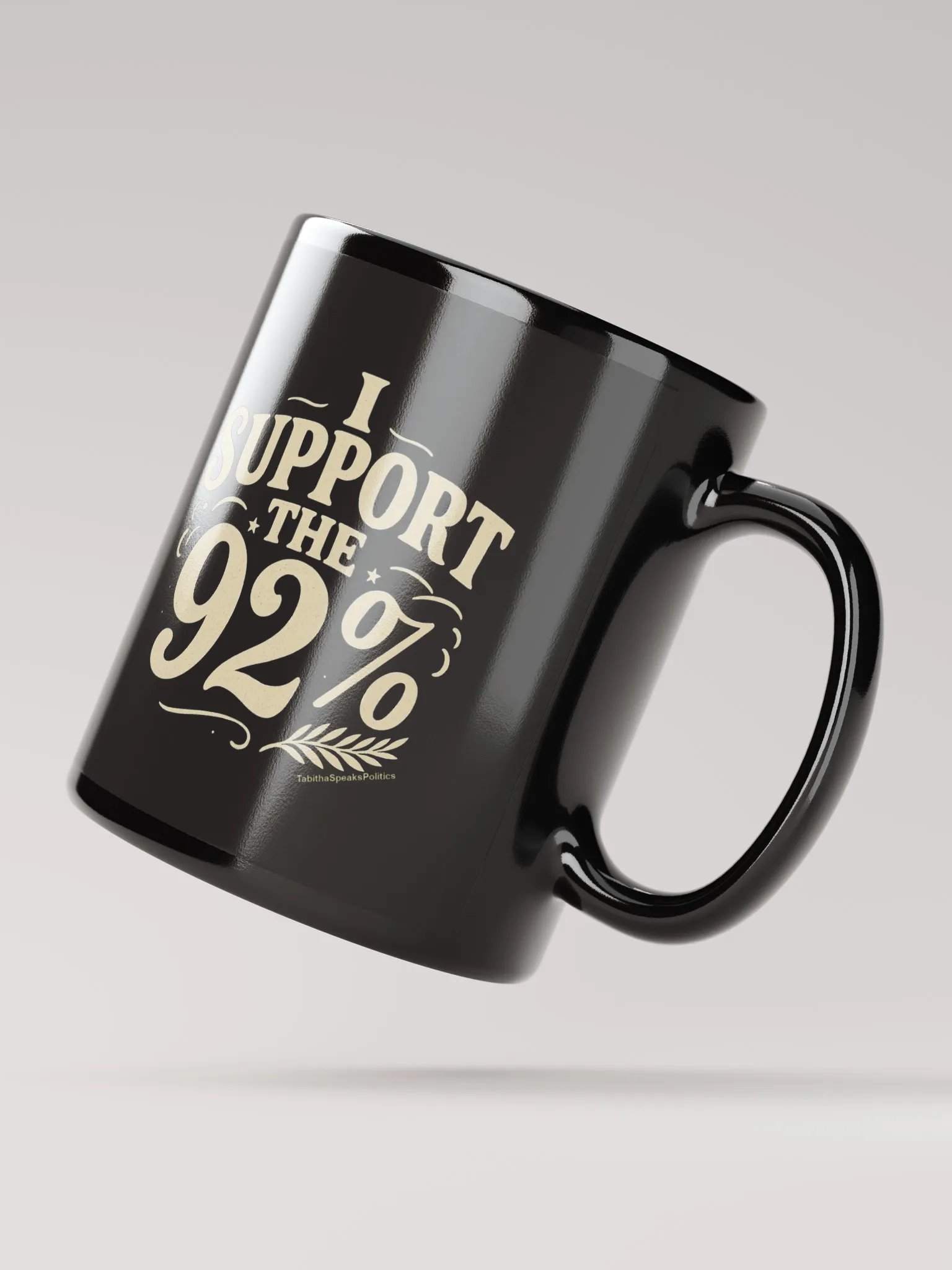 I Support the 92%" Ceramic Mug product image (4)