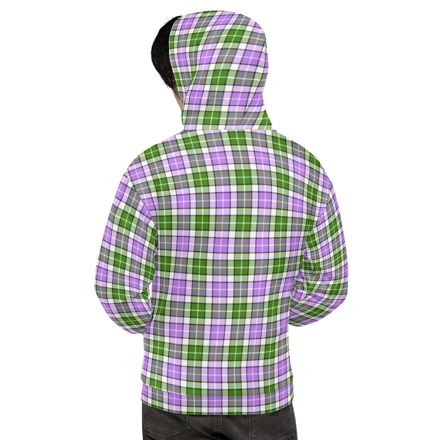 Lavender and Green Plaid Hoodie product image (9)