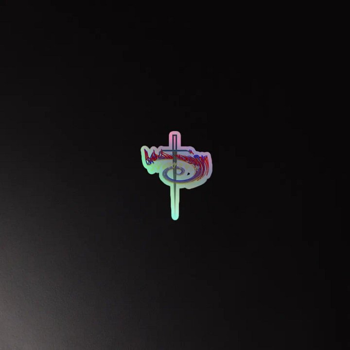 Warrior - Kiss-Cut Holographic Sticker product image (2)