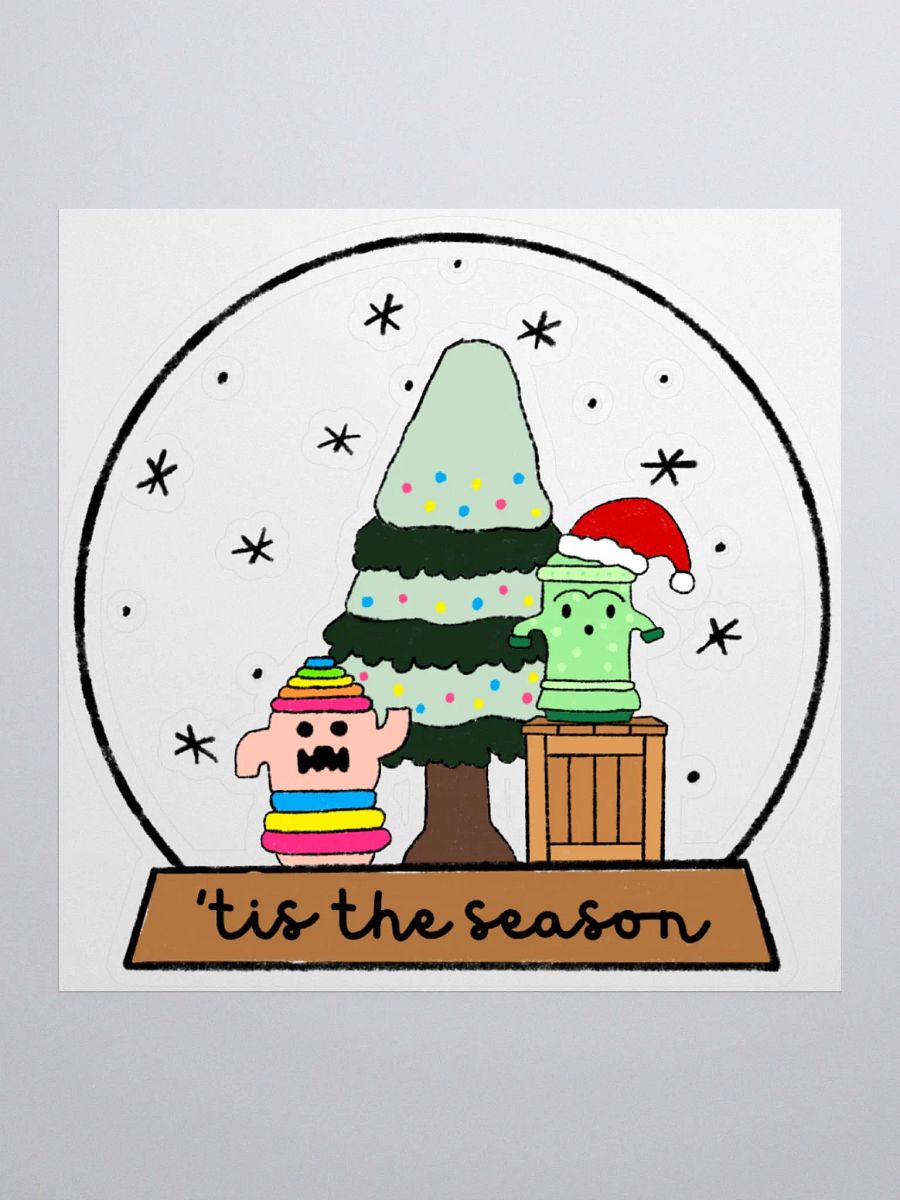 Gyroid Snow Globe Sticker product image (1)
