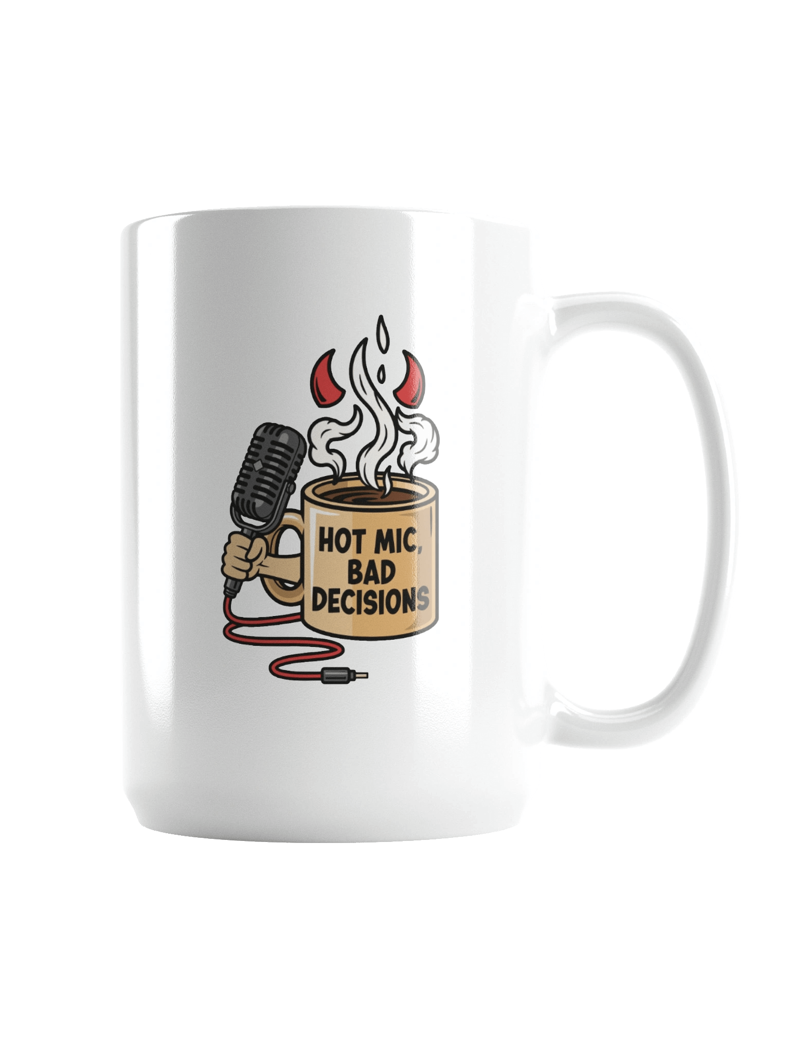 Hot Mic, Bad Decisions Mug product image (2)