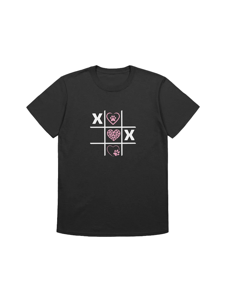 Dog Lover Tic Tac Toe Valentine’s Day Unisex T-Shirt product image (1)
