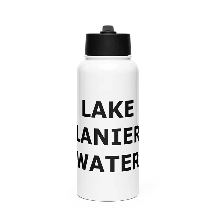 LAKE LANIER WATER Stainless Steel Straw Lid Bottle product image (1)