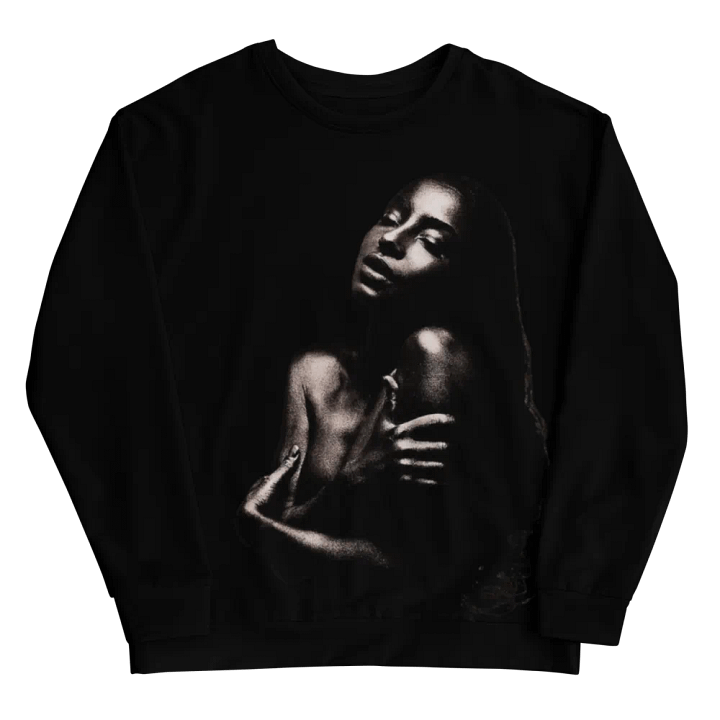Black sweatshirt sade design product image (1)