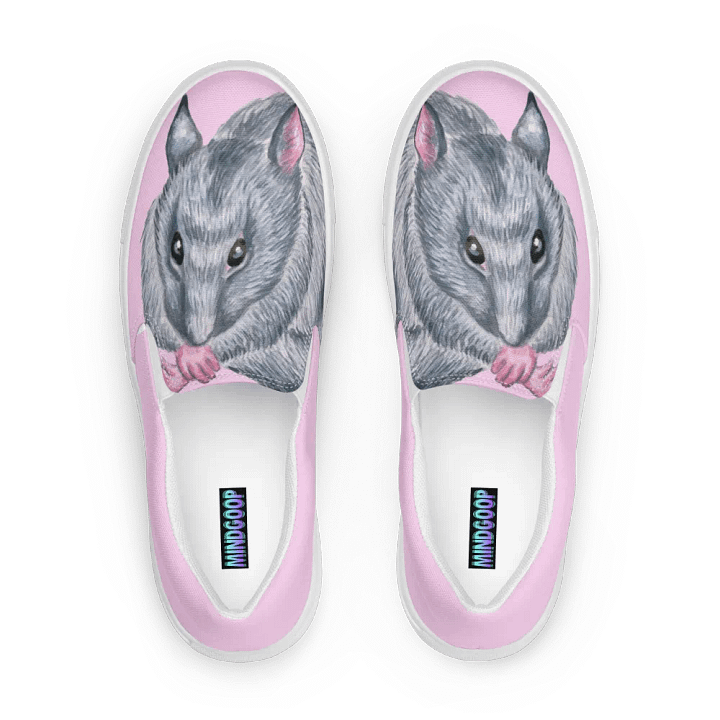 Blue rat slip on canvas shoes product image (1)