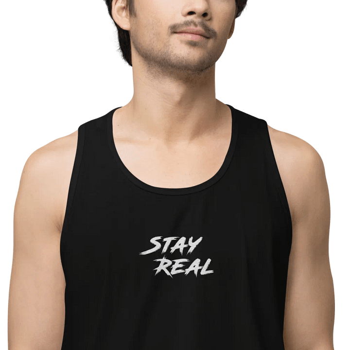 Stay REAL Embroidered Tank product image (1)
