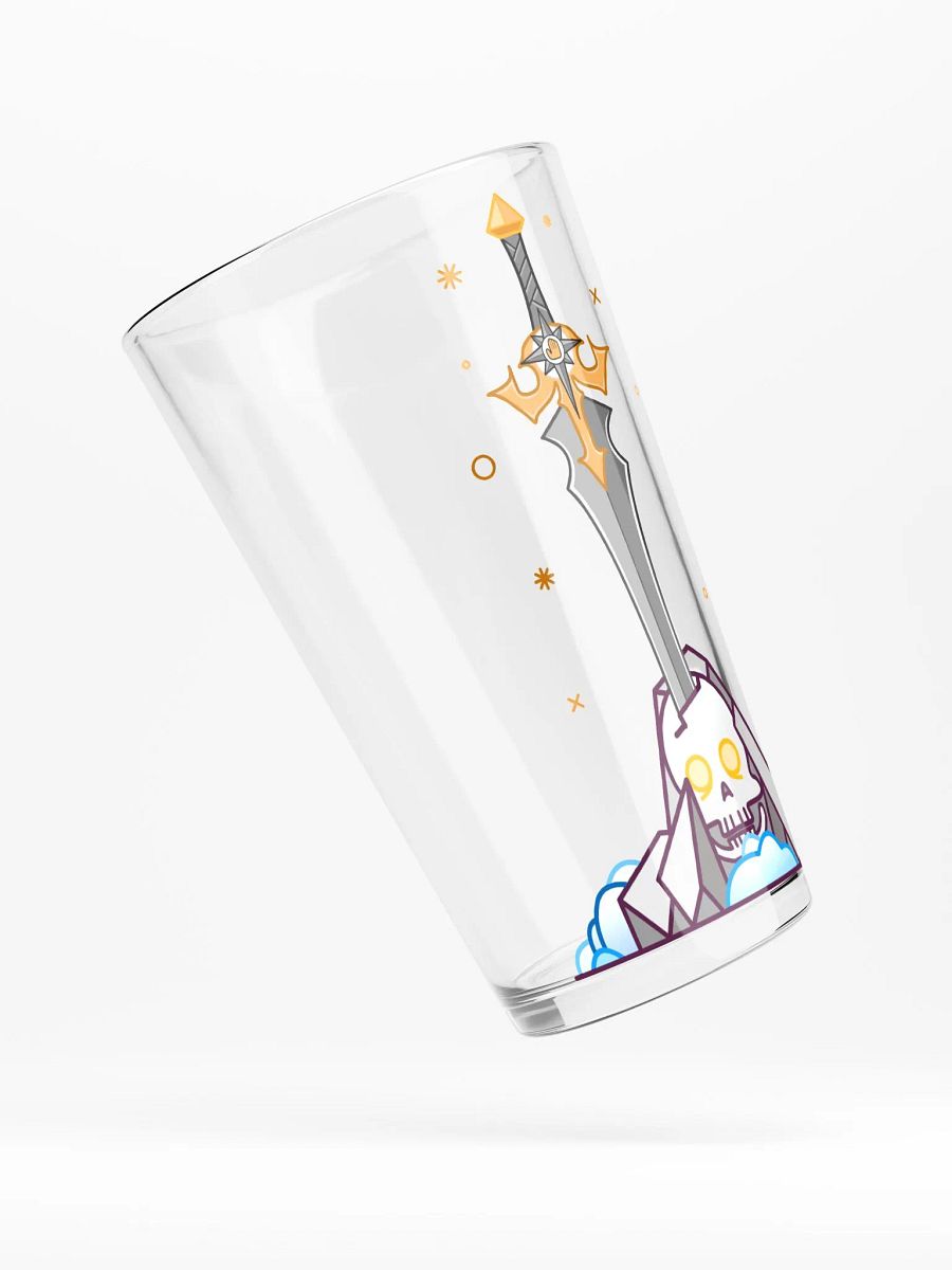 Sword in the Skull - Argent Variation - Pint Glass product image (4)