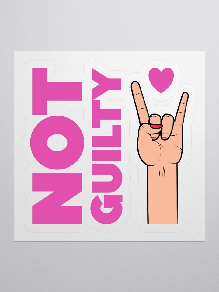 KR not guilty - sticker product image (1)