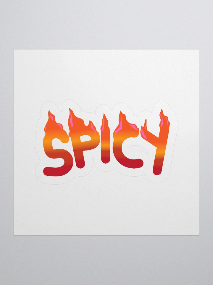 Spicy Flames Kiss Cut Stickers product image (1)
