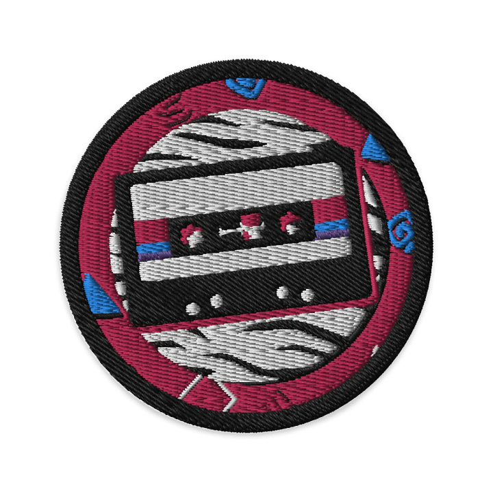 Cassette Tape Circular Patch product image (1)