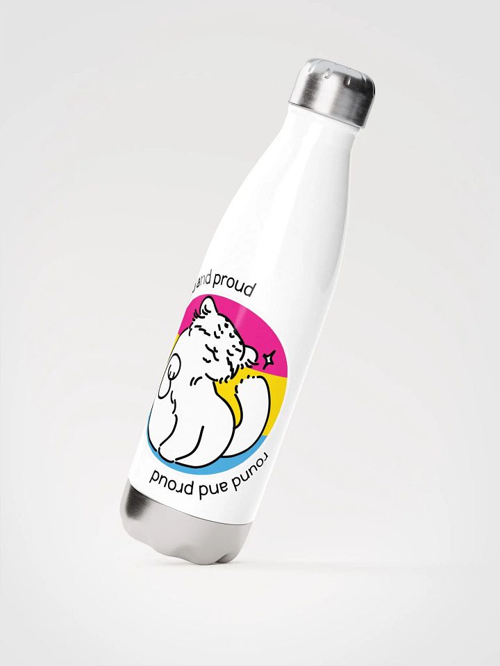 Round and Proud Manul Pride Pansexual Version - Bottle product image (2)