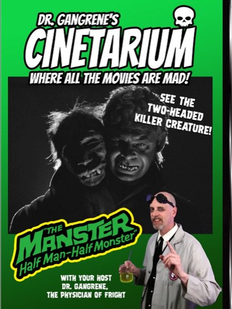 Dr. Gangrene's Cinetarium - The Manster DVD product image (1)