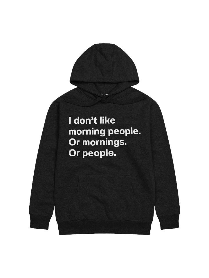 I don't like morning people. Or mornings. Or people. Unisex Hoodie product image (11)