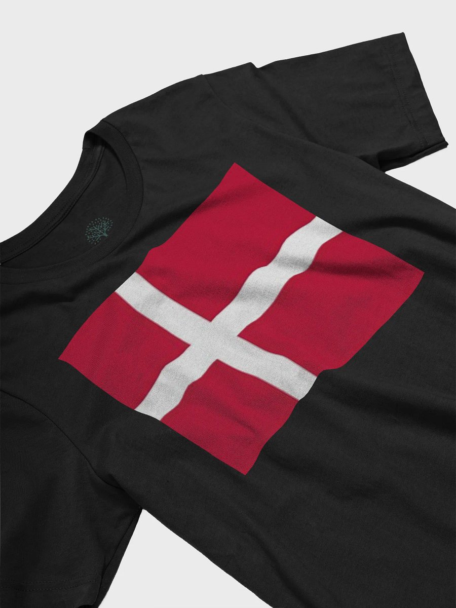 Exclusive Unisex Denmark Flag Graphic Tee by Graphic Grove - Supersoft Cotton product image (5)