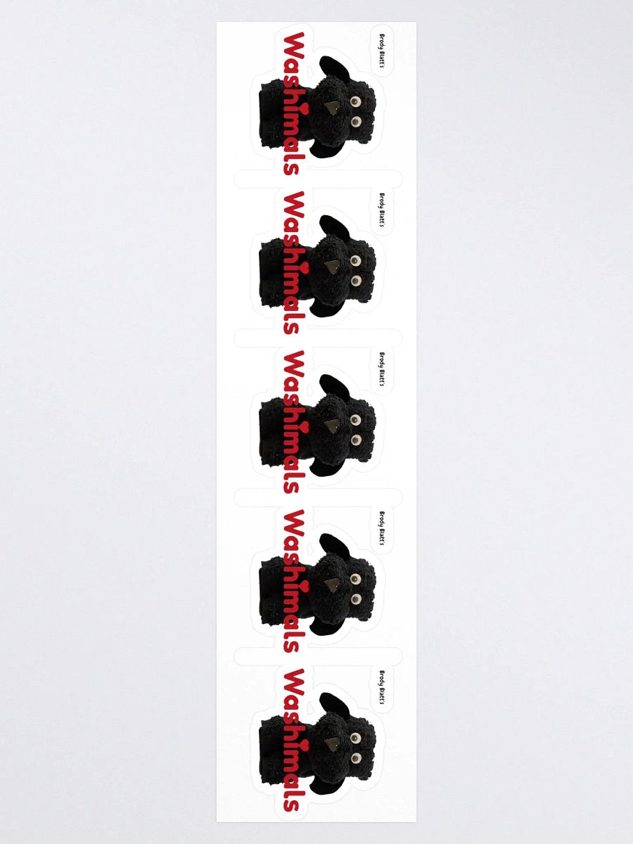 Washimals Kiss Cut Stickers (Set of 5) product image (3)