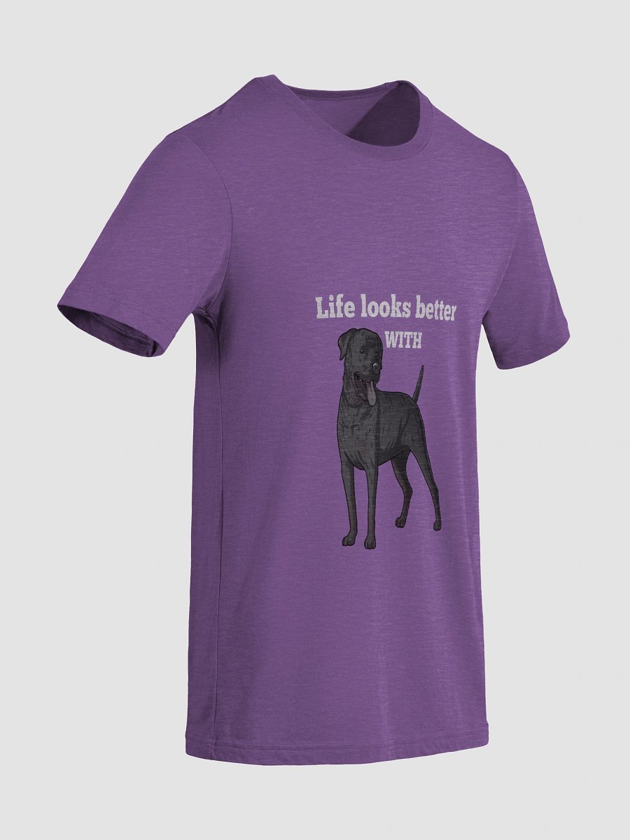 Trust The Vibe: "Life Looks Better with My Dog" Statement Tee product image (6)