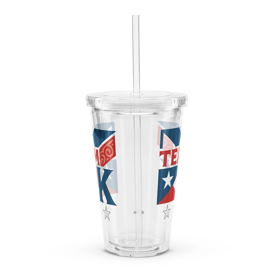 Team K Puerto Rico Clear Plastic Tumbler product image (4)