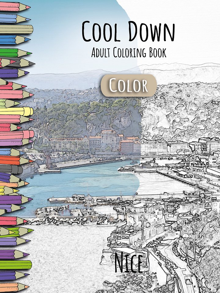 Cool Down [Color] | Adult Coloring Book: Nice product image (1)
