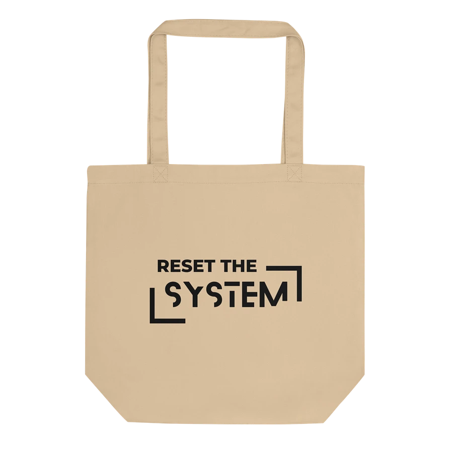 Oyster eco-friendly tote bag reset the system product image (1)