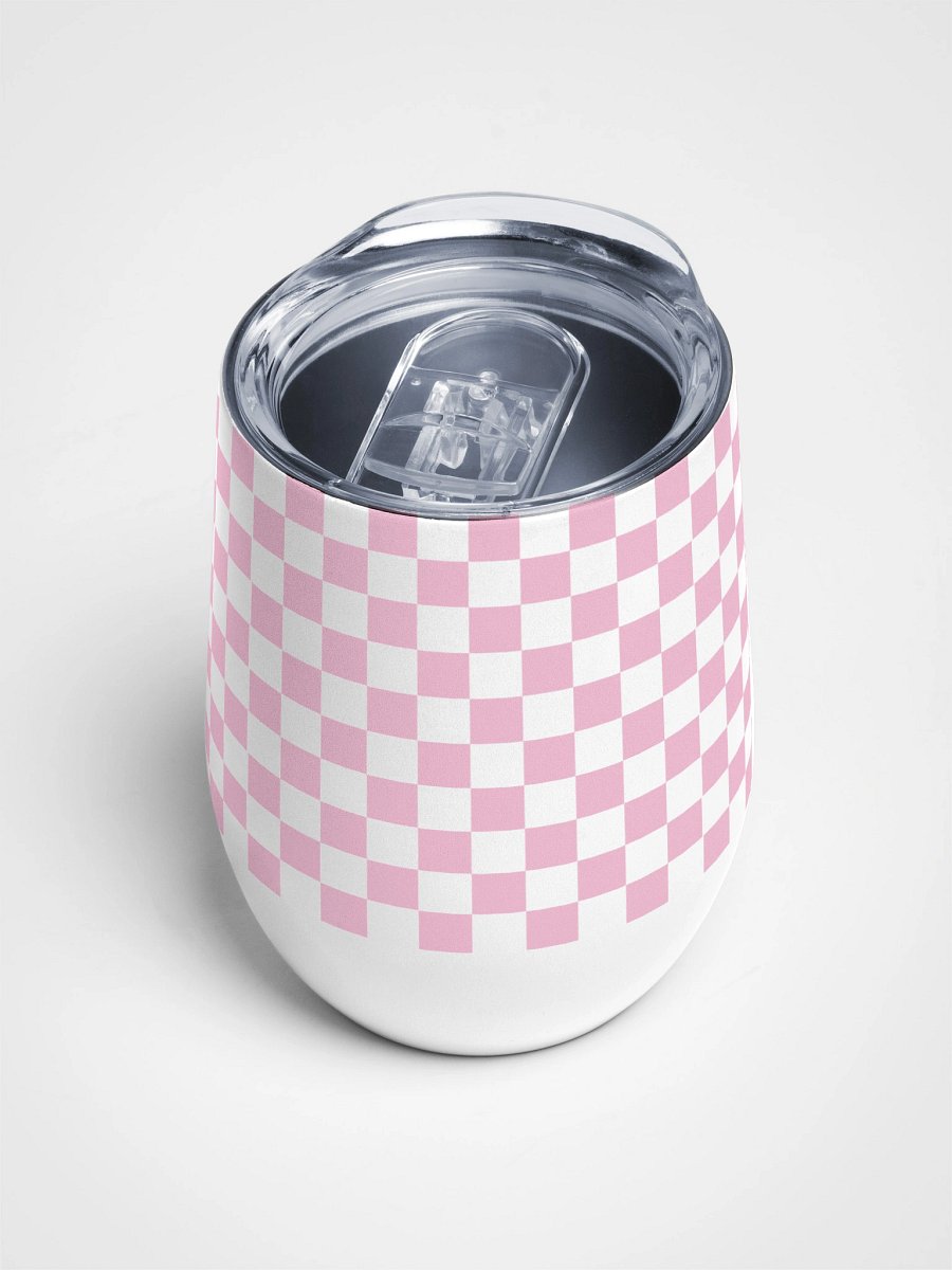 Checkered Charm Wine Tumbler product image (4)