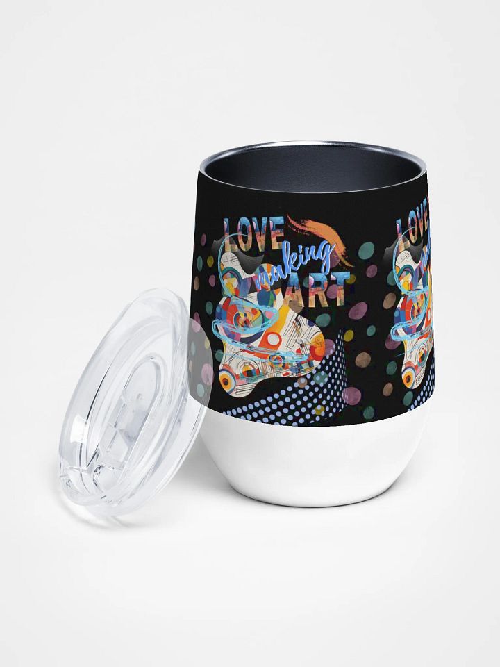 Paint n Sip Party Wine Tumbler gift for Astists moms dad friends daughters sons product image (2)