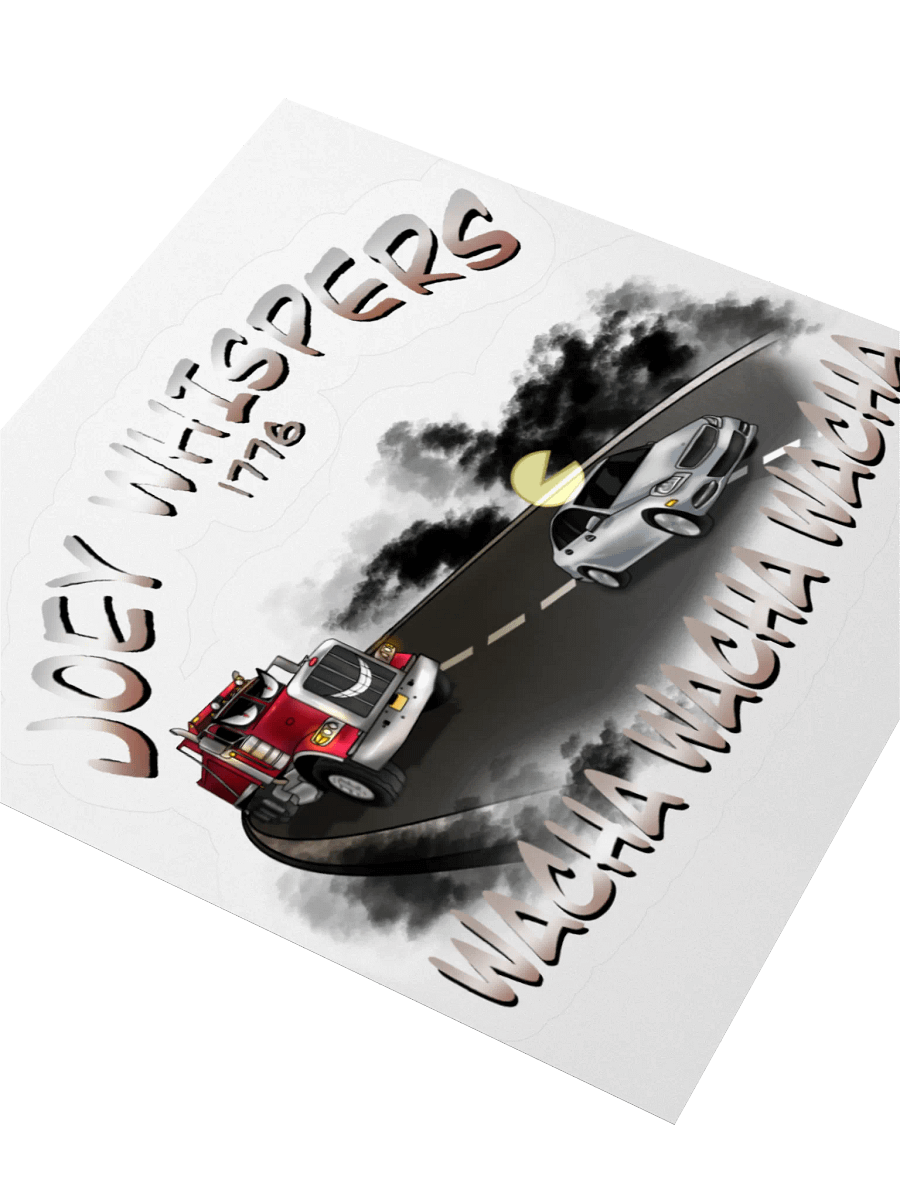 RED BARON CHASIN SOME WACHA WACHA WACHA - Kiss Cut Stickers product image (4)