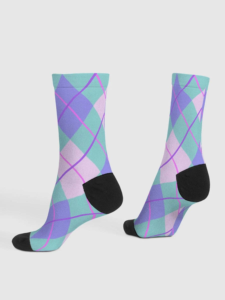 Argyle Chic Crew Socks product image (4)