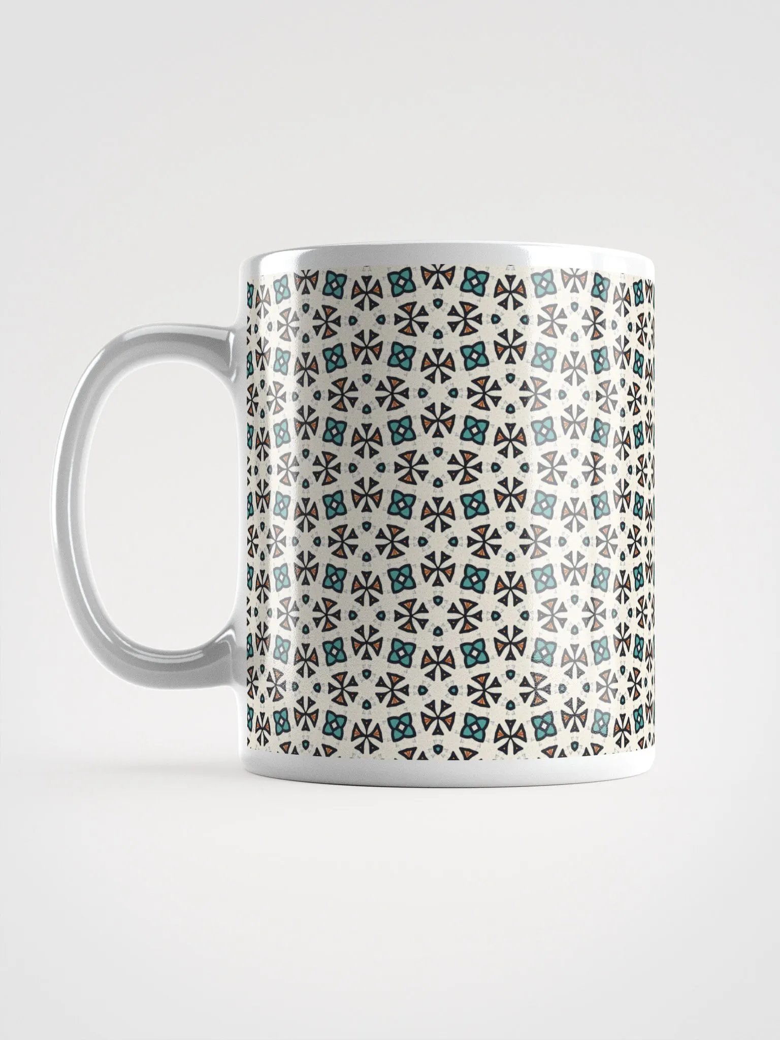 Abstract Florals Ceramic Mug product image (6)
