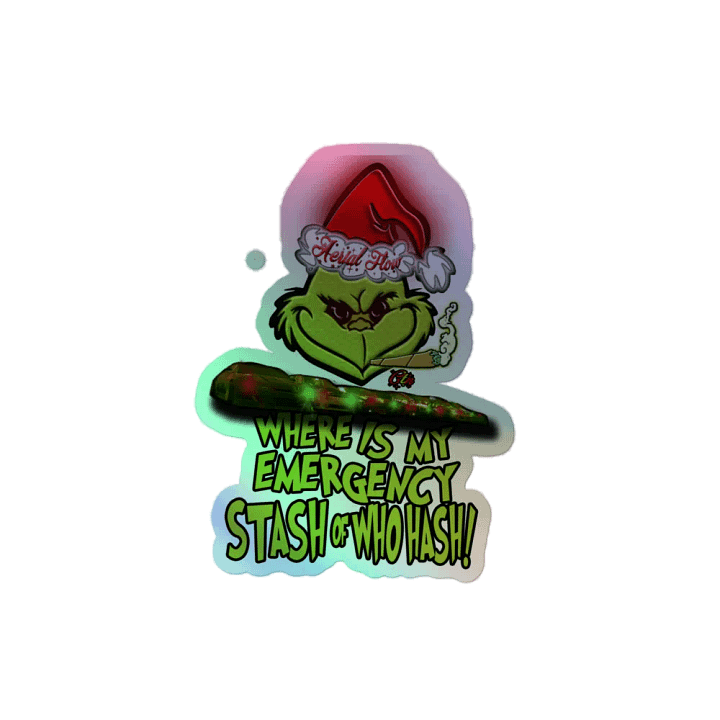 Stash of WhoHash Holographic Sticker product image (2)