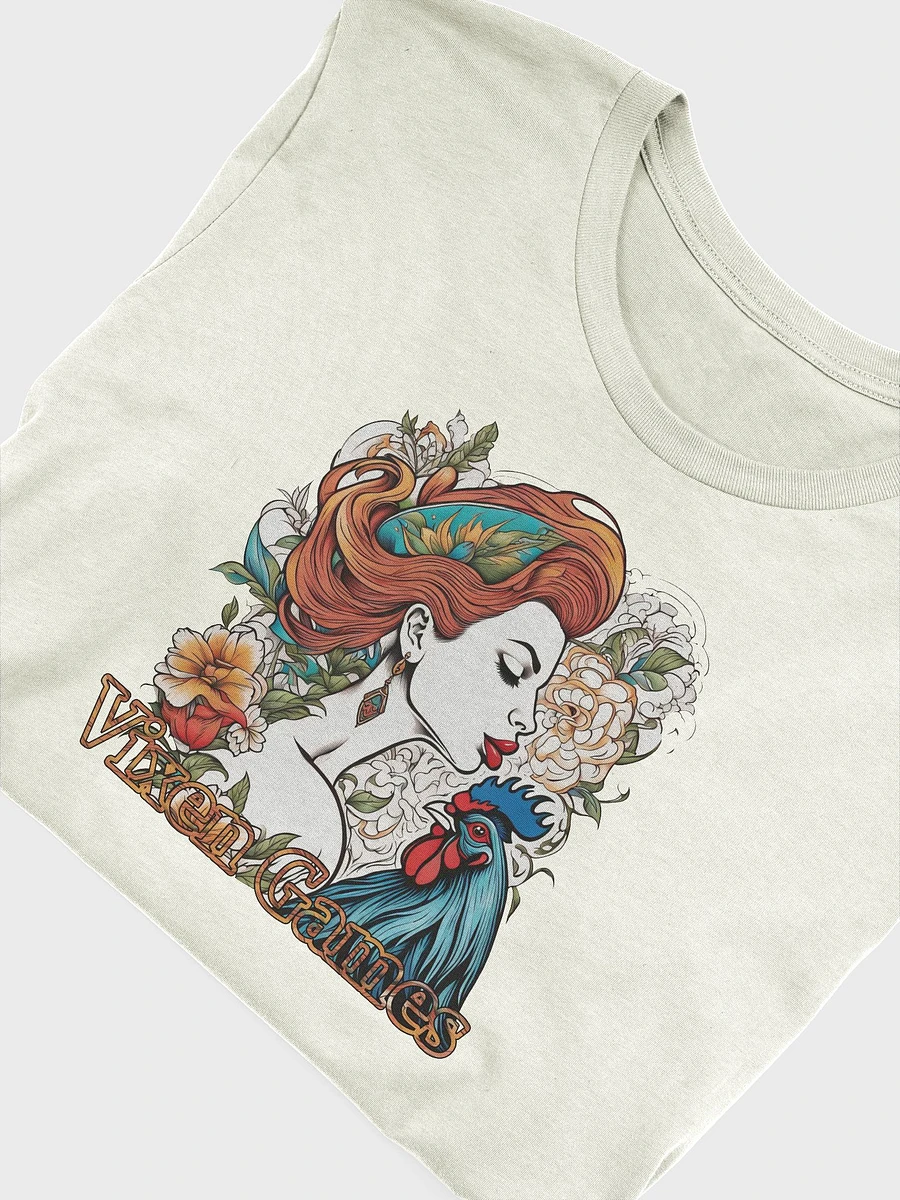 Art Nouveau Inspired Vixen games Elegant Vixen & Cock T-shirt product image (49)