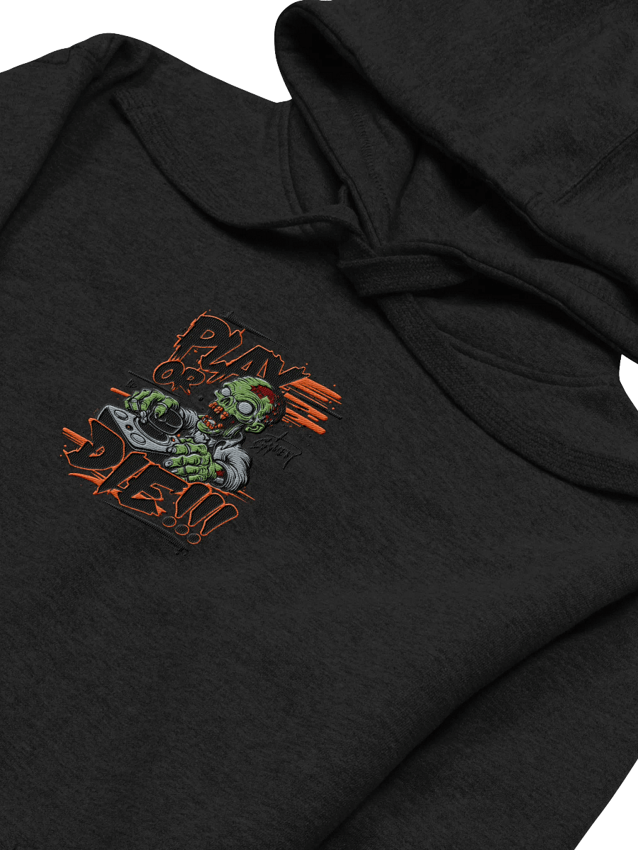 Play or Die! Center Embroidered Hoodie product image (2)