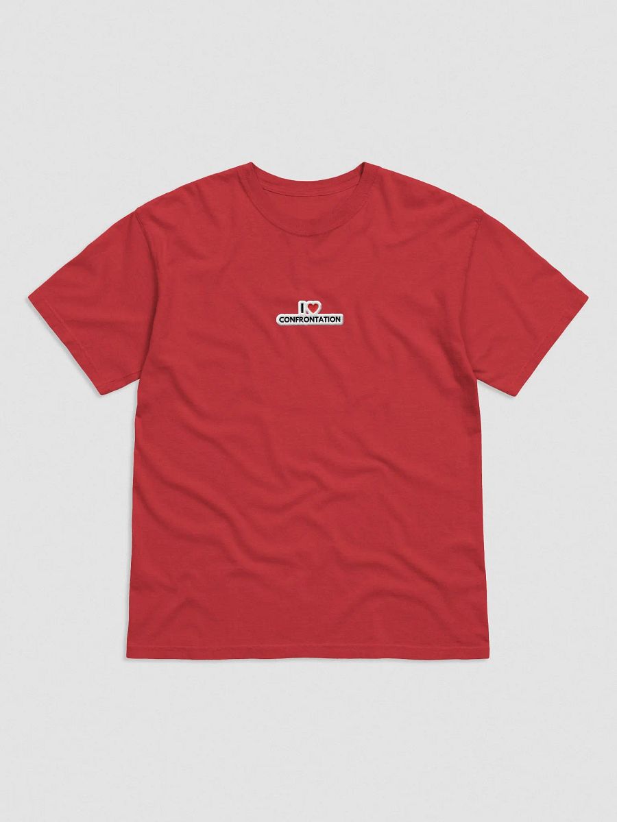I <3 Confrontation embroidered garment-dyed tee (bubble design) product image (1)