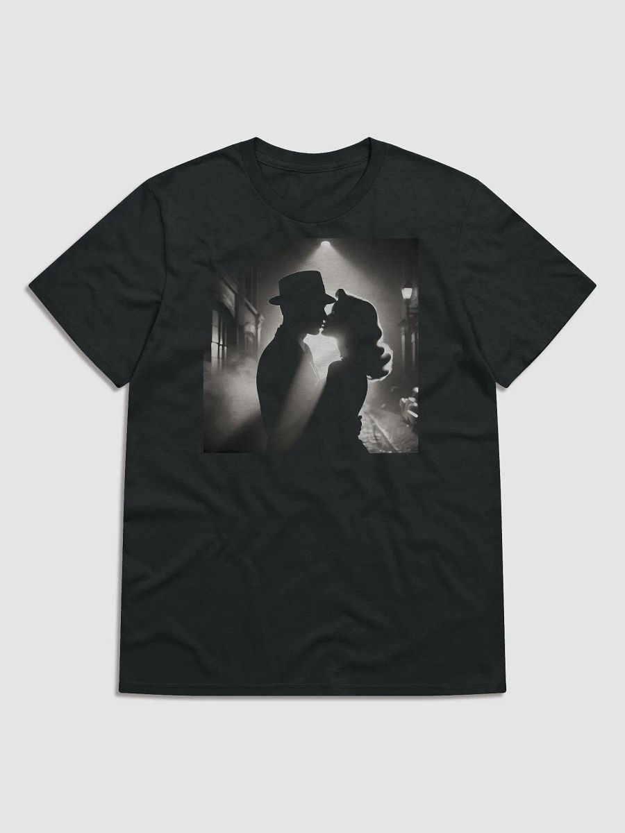 Romantic Film Noir Kiss (Front Print Womens Tee) product image (1)