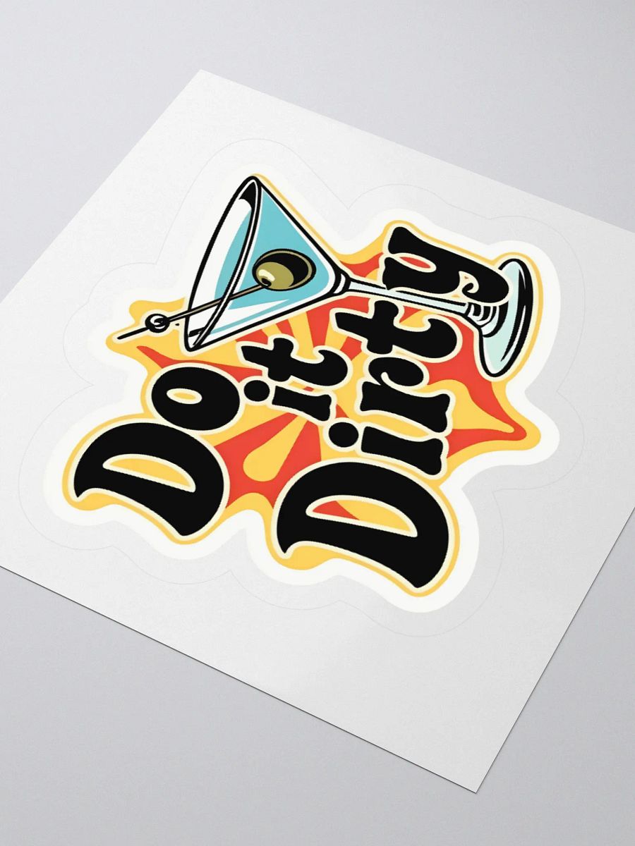 Dirty Martini Kiss Cut Sticker product image (8)