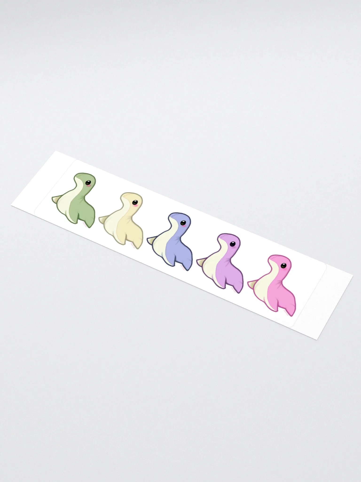 Rainbow Pastel Nessie Sticker product image (1)
