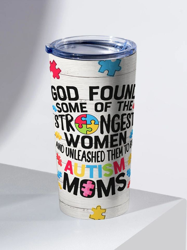 Autism Mom Strength 20oz Tumbler product image (2)