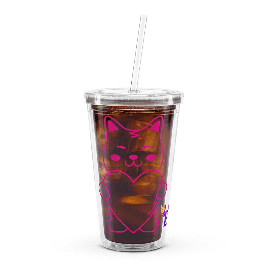 Doggy Heart: Clear Hard Plastic Cup product image (7)