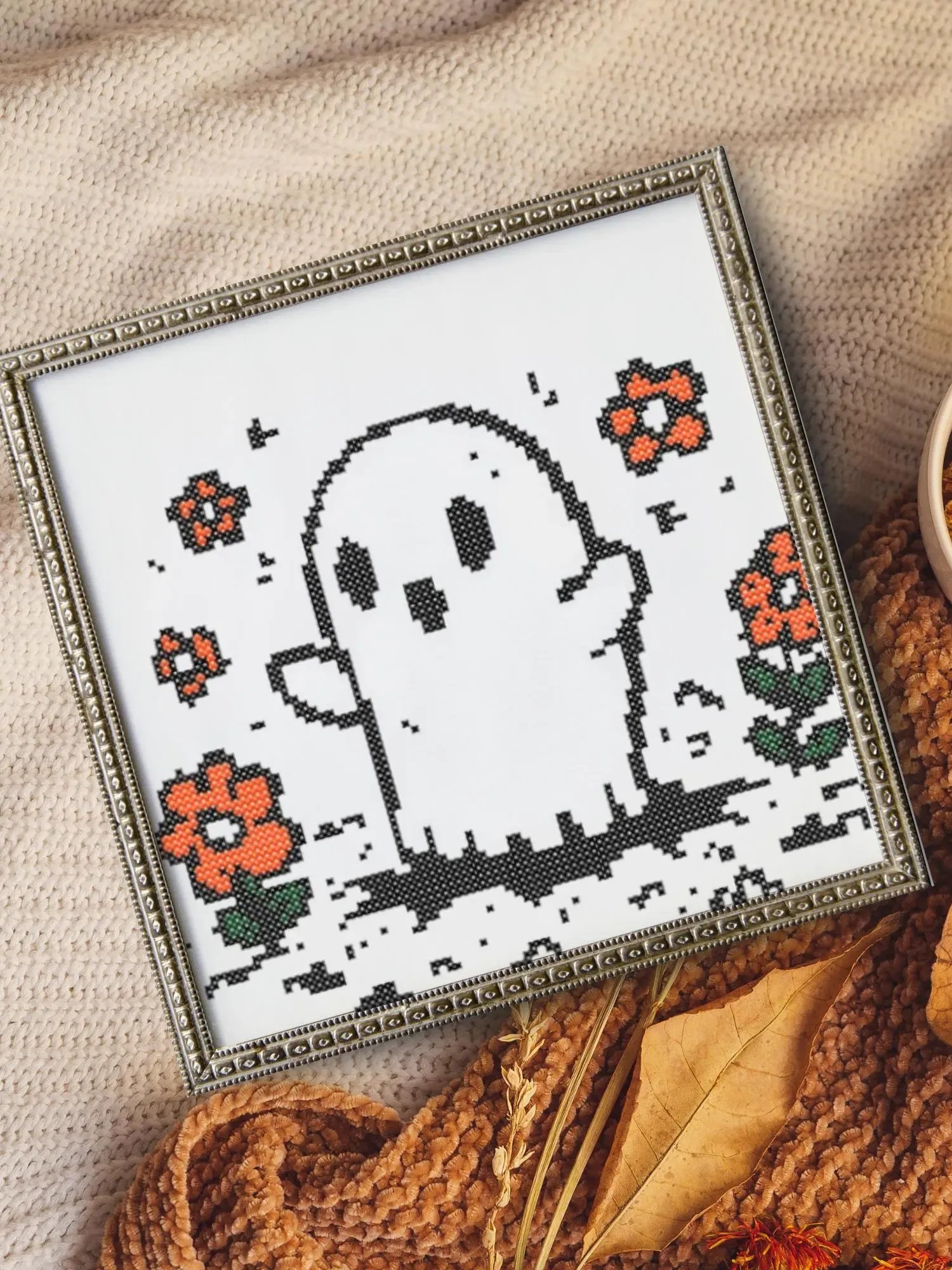 Ghost Rising Cross Stitch Pattern product image (5)