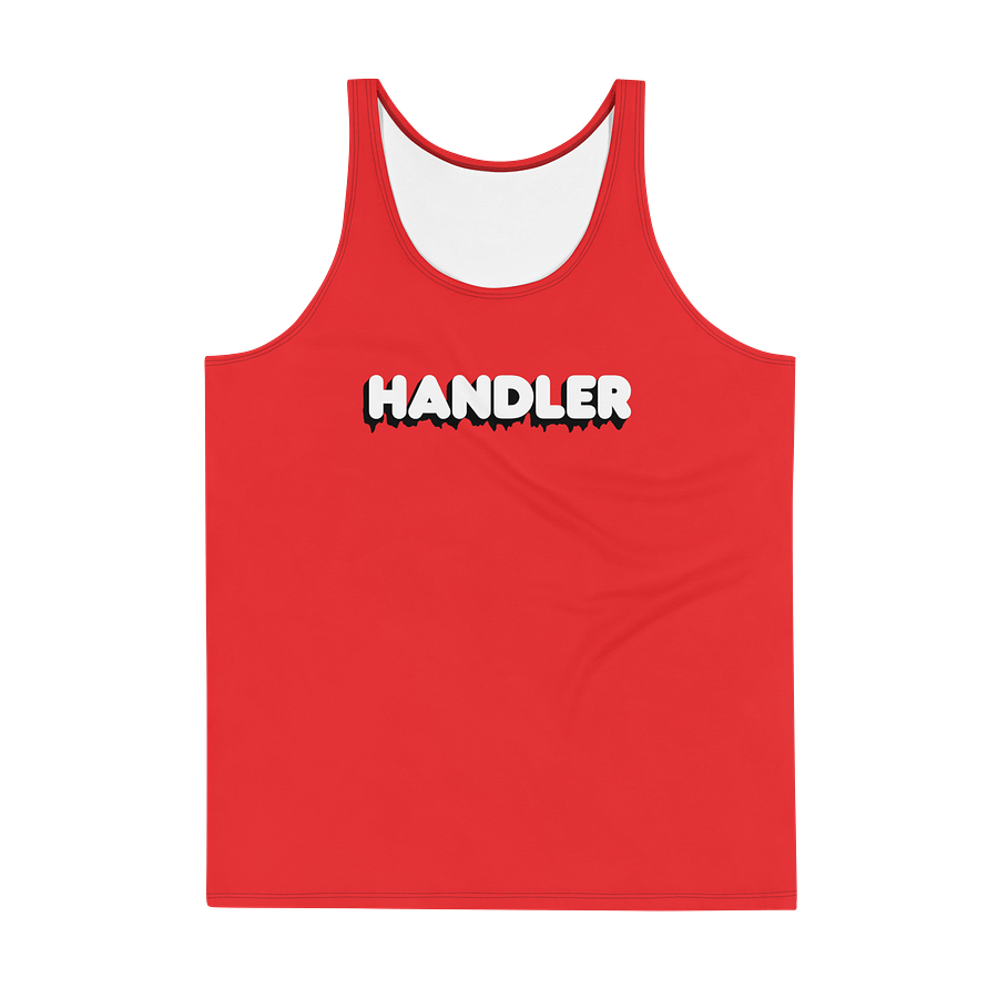 Identity Tank - HANDLER - Red / Black / White product image (1)