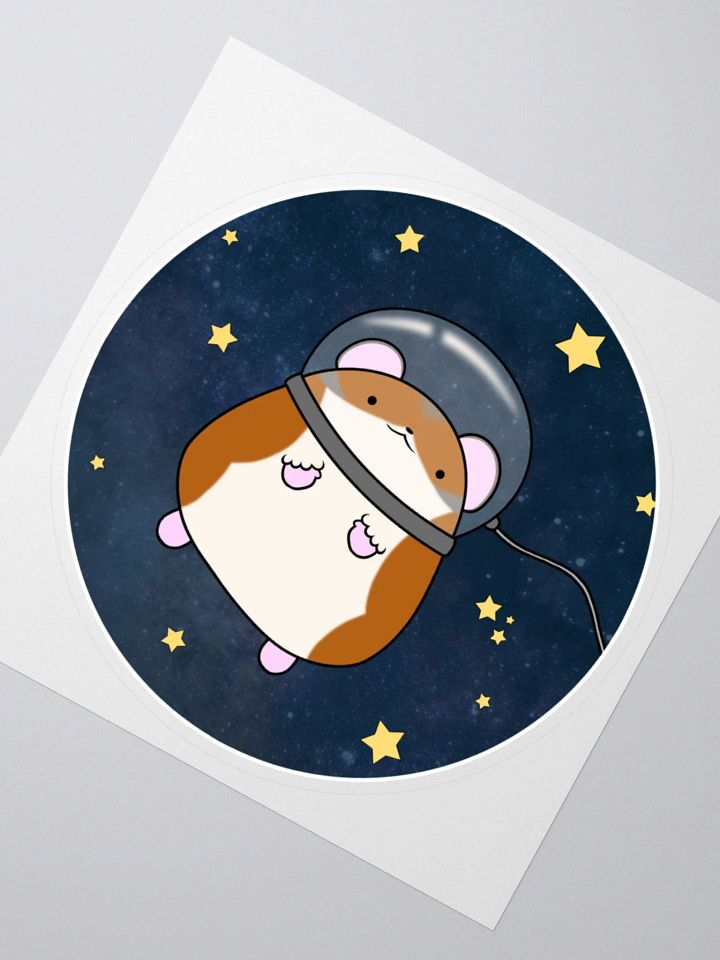 Space Hamster Sticker product image (2)