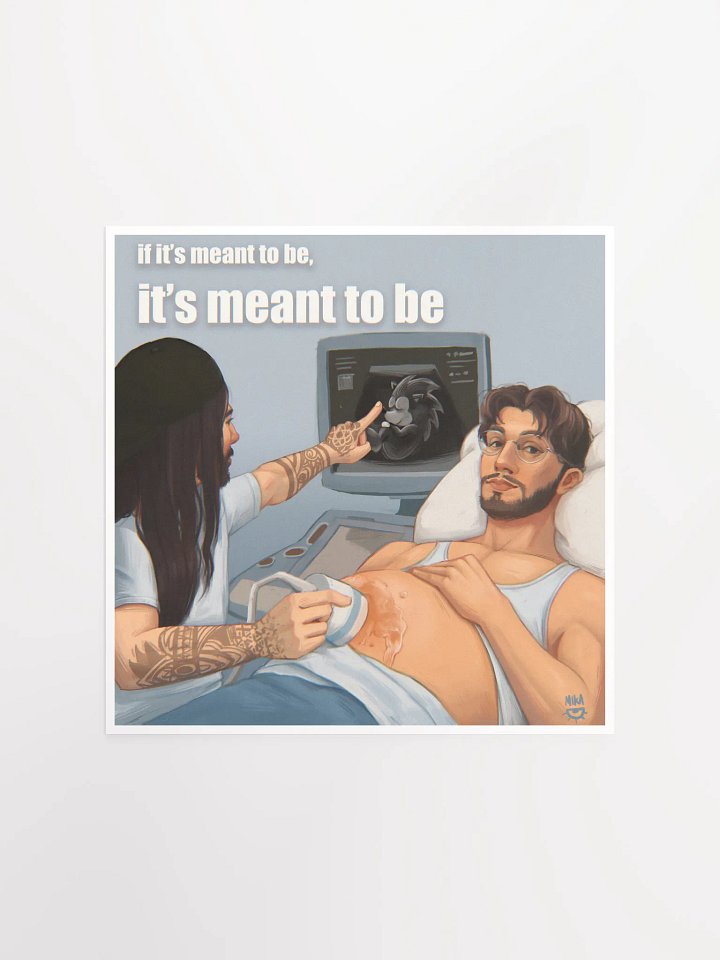 Pregnant no Money print product image (5)