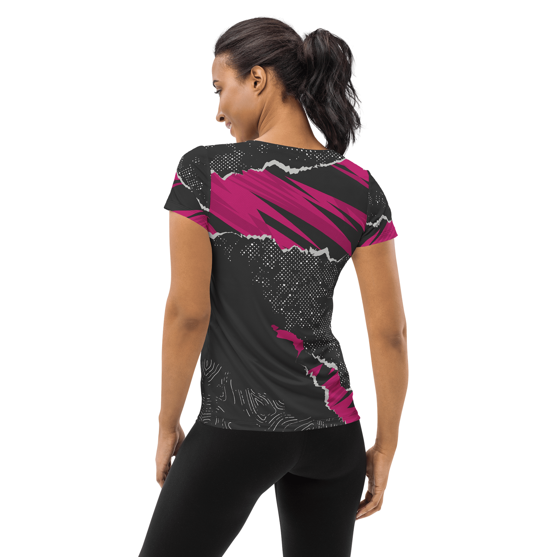 Purple Flash | Women's Athletic T-Shirt product image (3)