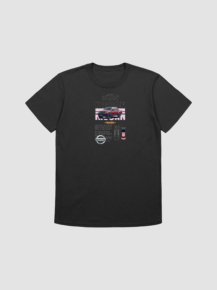 Nissan Red Pickup Truck Top-Down T-Shirt product image (1)