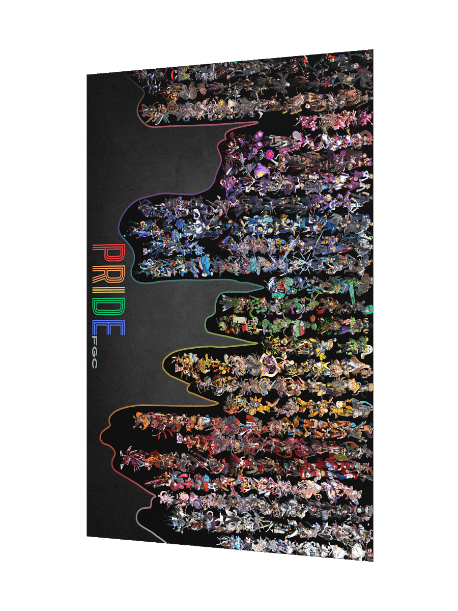PRIDEfgc 2025 Dark Rainbow Poster product image (8)