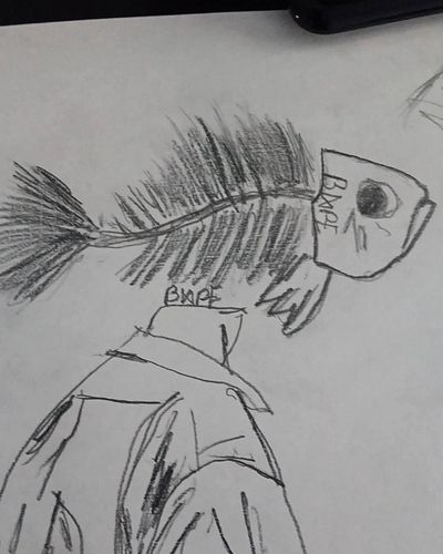 This is Mr. Fishman, everybody say hi.
Lol

#art #Artist
#drawing